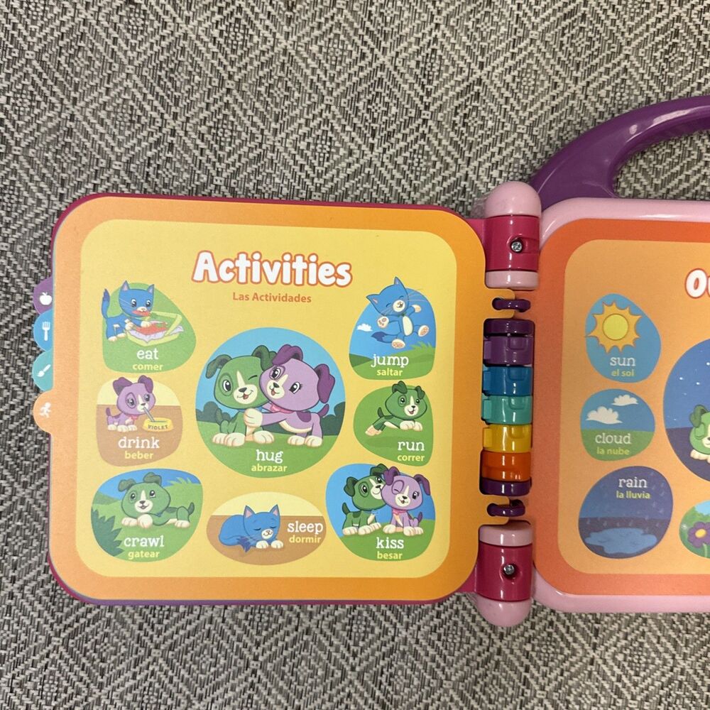 Leap Frog Scout and Violet 100 Words Book (Pink) Excellent Condition-Works - Picture 6 of 11